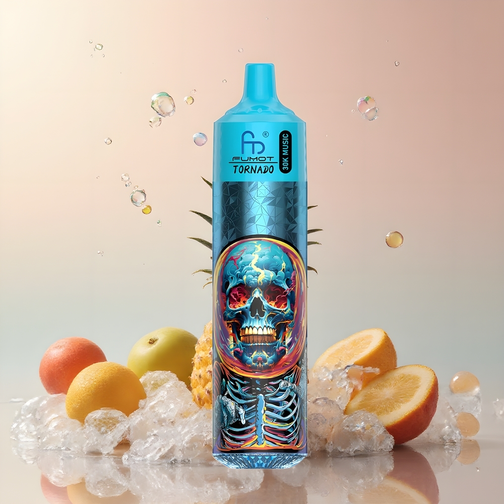 Partihandel Sverige Fumot Randm Tornado 30000 Puffs 30mL 5% Ananas Is Vape