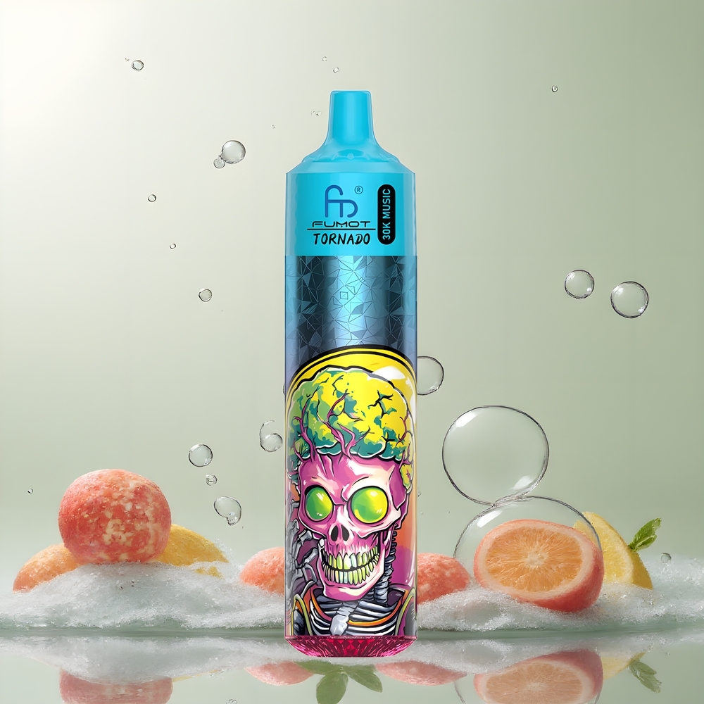 Partihandel Sverige Fumot Randm Tornado 30000 Puffs 30mL 5% Mintis LED 600mAh