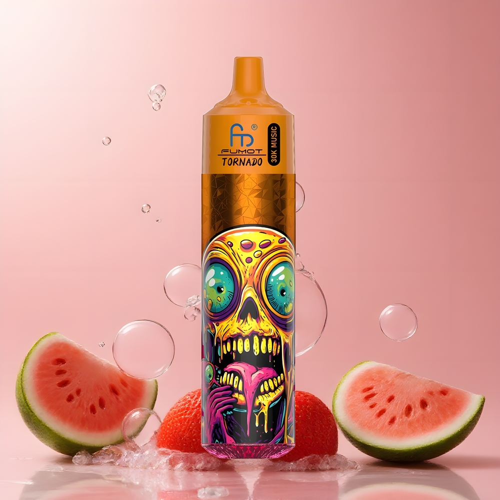 Partihandel Sverige Fumot Randm Tornado 30000 Puffs Jordgubb Vattenmelon 30mL 5% 600mAh