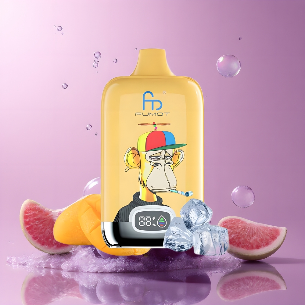 Partihandel Sverige Fumot Tornado Digital Box 12000 Puffs Engångs Vape Vindruvais