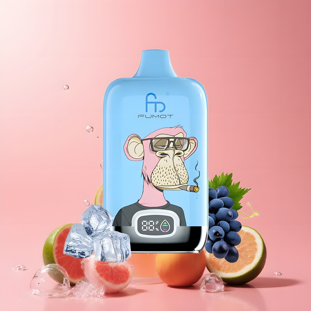 Partihandel Sverige Fumot Tornado Digital Box 12000 Puffs Vape Rosa Citronvatten