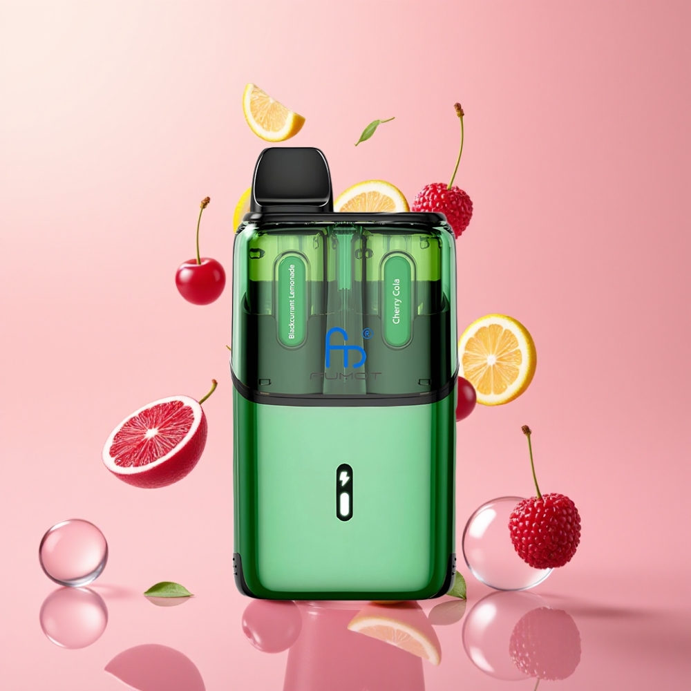 Partihandel Sverige Fumot Ultra T32000 2 mun Advanced Mesh Coil Svartvinbärs Lemonad & Körsbärs Cola