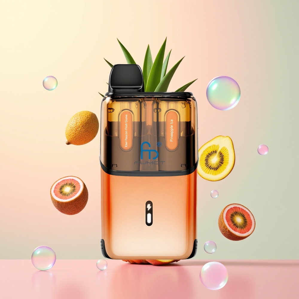 Partihandel Sverige Fumot Ultra T32000 4 munstycken Kiwi Passionfrukt Guava & Ananas Is 32000 puffar 800mAh Typ-C