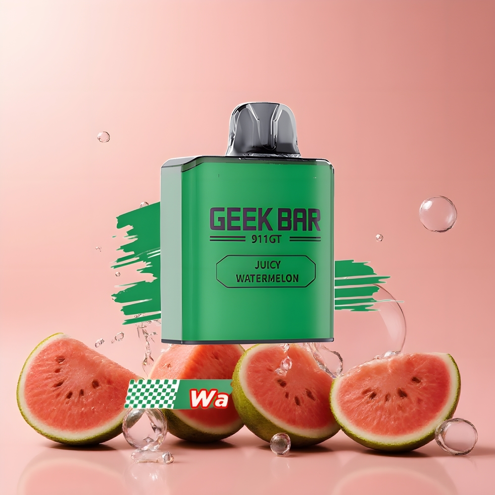Partihandel Sverige GEEK BAR 911 GT 16000 Ettor Juicy Vattenmelon 800mAh 5% VPU