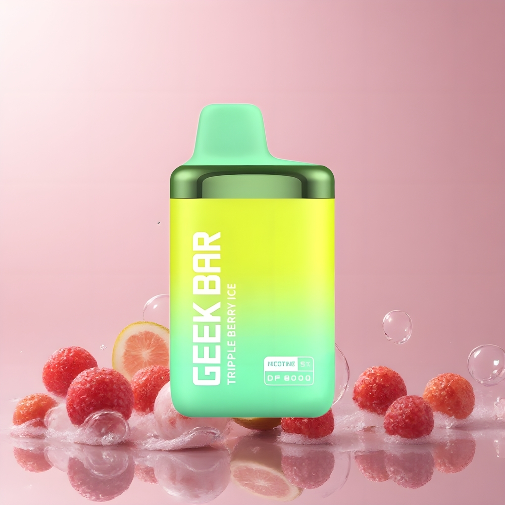 Partihandel Sverige GEEK BAR DF8000 Trebär Is 8000 puffar 14mL 20mg/mL Dual Mesh
