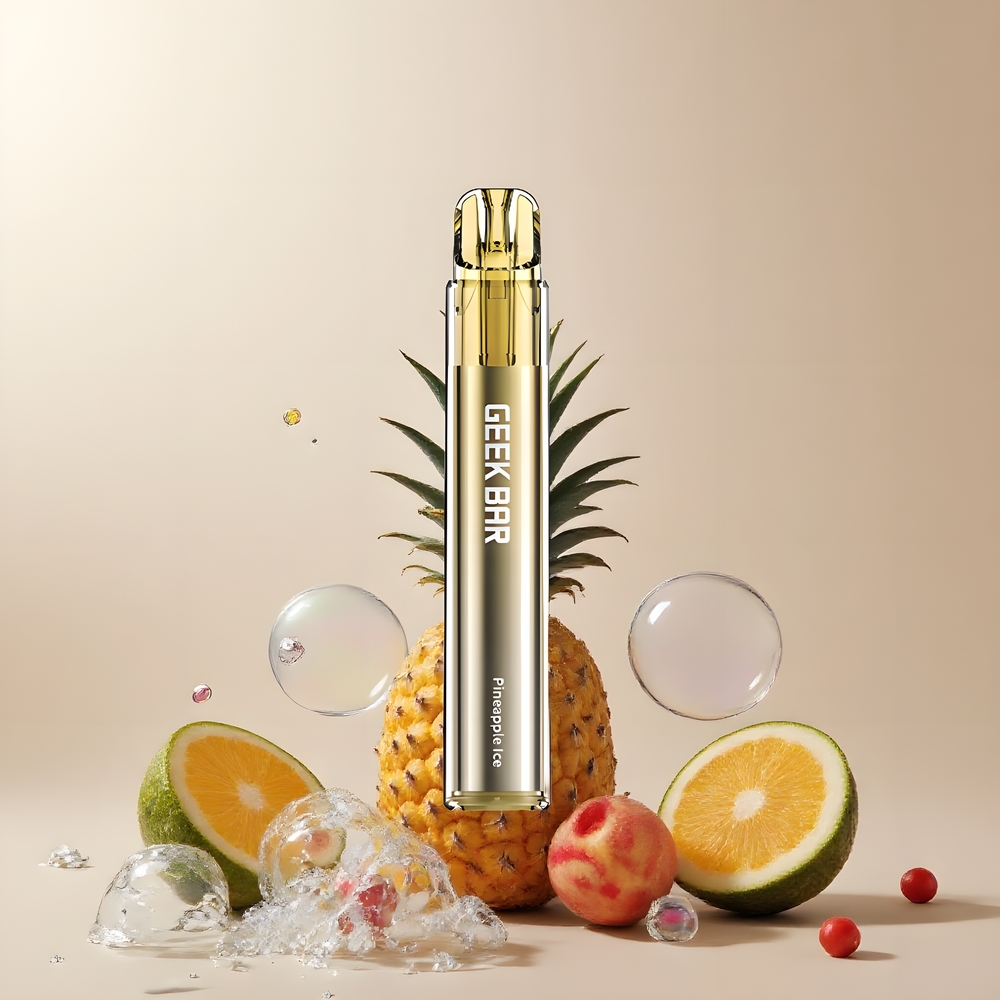 Partihandel Sverige GEEK BAR Elite 1000 Puffs Engångs Vape Ananas Is Mesh Coil 650mAh