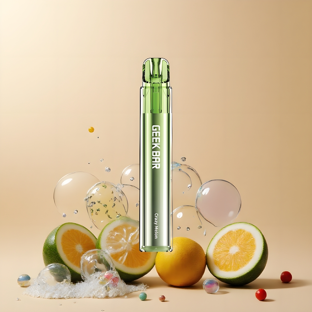 Partihandel Sverige GEEK BAR Elite 1000 Puffs Engångs Vape Galen Melon Mesh Coil 650mAh