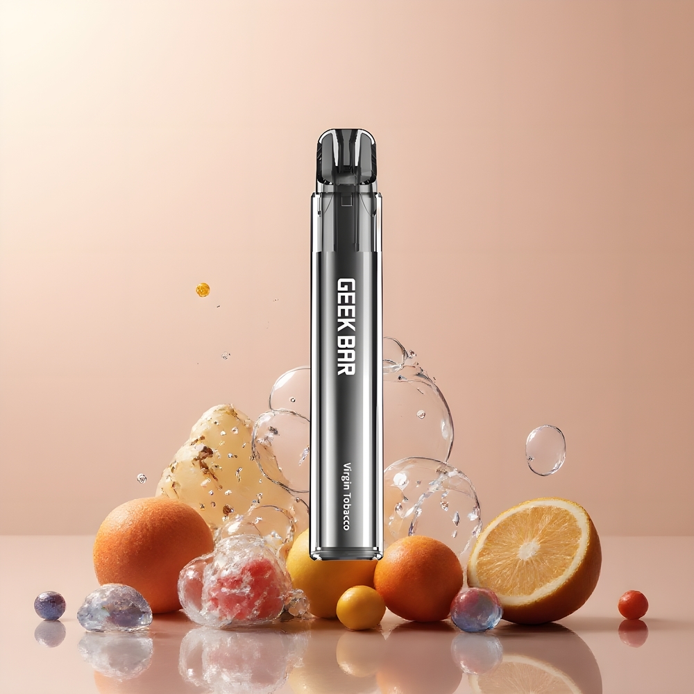 Partihandel Sverige GEEK BAR Elite 1000 Puffs Engångs Vape Jungfrulig Tobak Mesh Coil 20 mg/ml