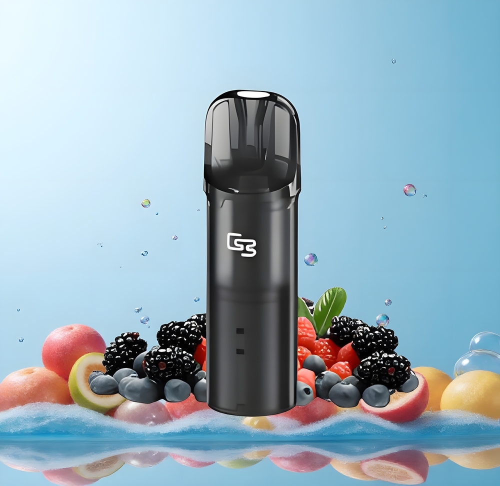 Partihandel Sverige GEEK BAR Elite 2 munnar Aluminium Bypass Magnetisk Himmelblå