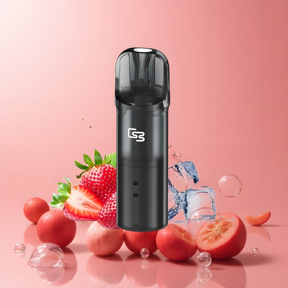 Partihandel Sverige GEEK BAR Elite Färdigfylld Pod Kit Röd 2.0 ml Magnetisk Aluminiumlegering