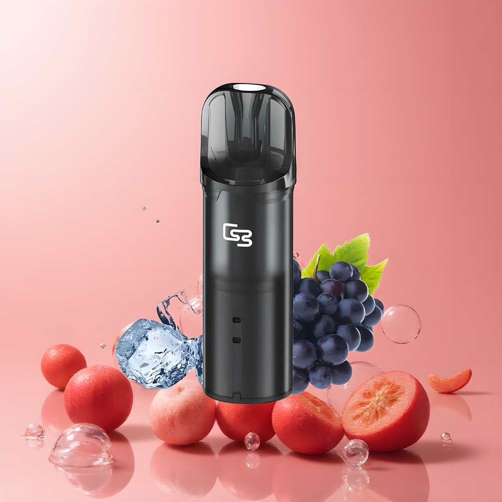 Partihandel Sverige GEEK BAR Elite Färdigfylld Pod Kit Röd 2.0 ml Magnetisk Aluminiumlegering