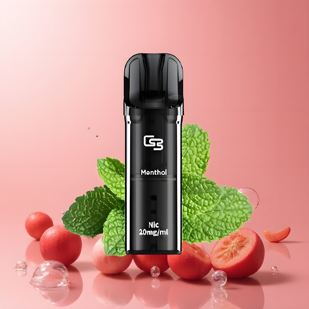 Partihandel Sverige GEEK BAR Elite Färdigfylld Pod Kit Röd 2.0 ml Magnetisk Aluminiumlegering