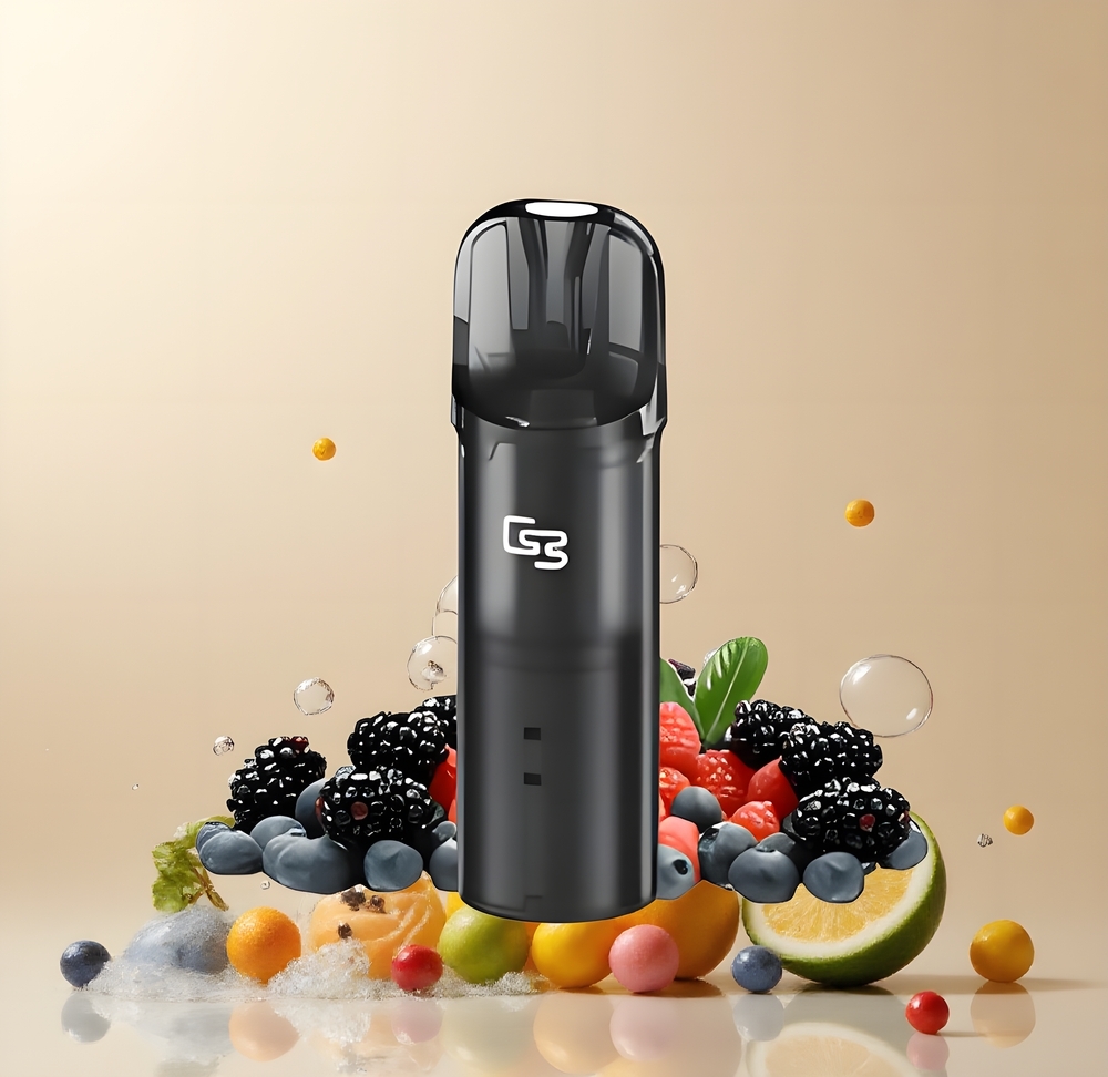 Partihandel Sverige GEEK BAR Elite Förfylld Pod Kit Gul 650mAh 2.0ml Magnetisk Bypass