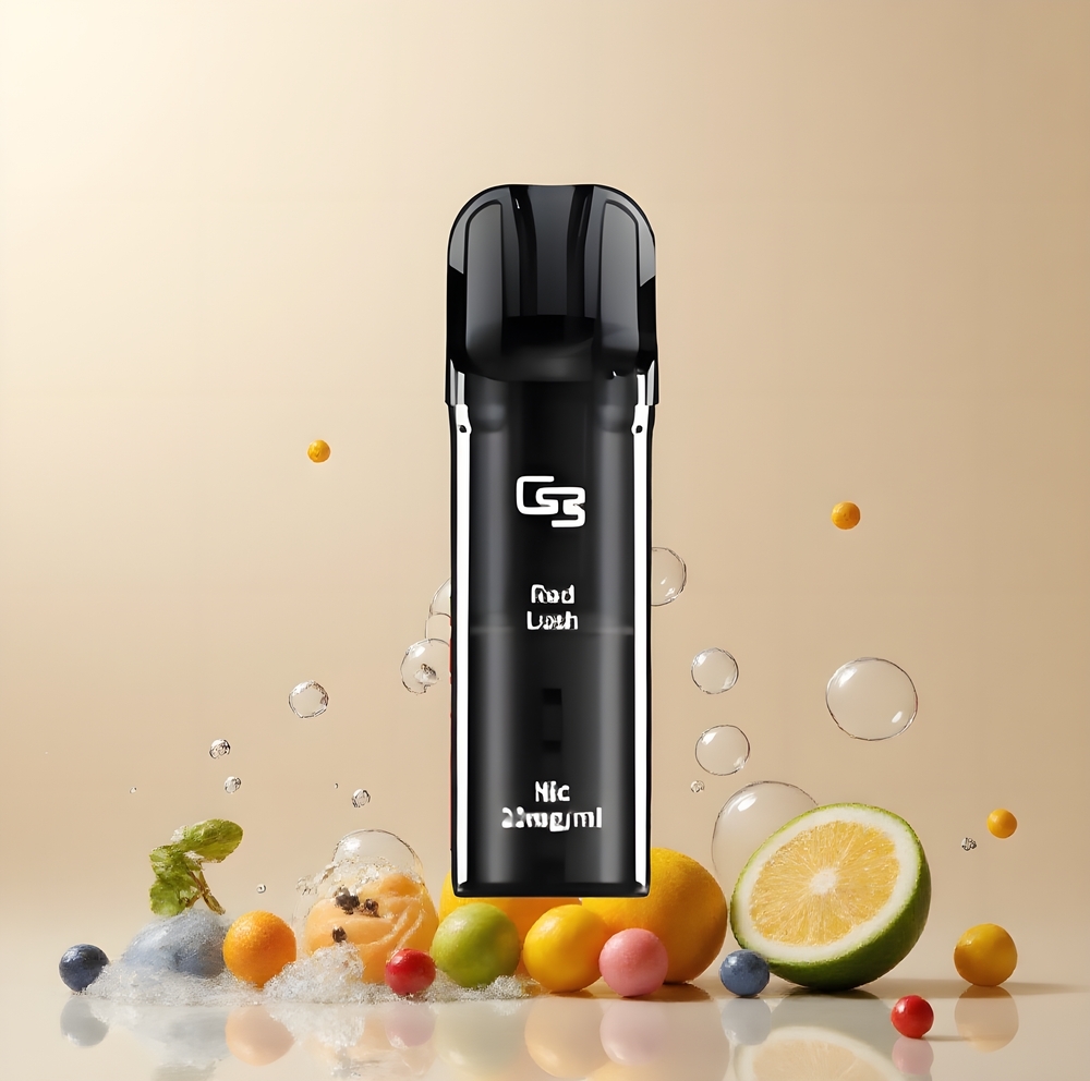 Partihandel Sverige GEEK BAR Elite Förfylld Pod Kit Gul 650mAh 2.0ml Magnetisk Bypass