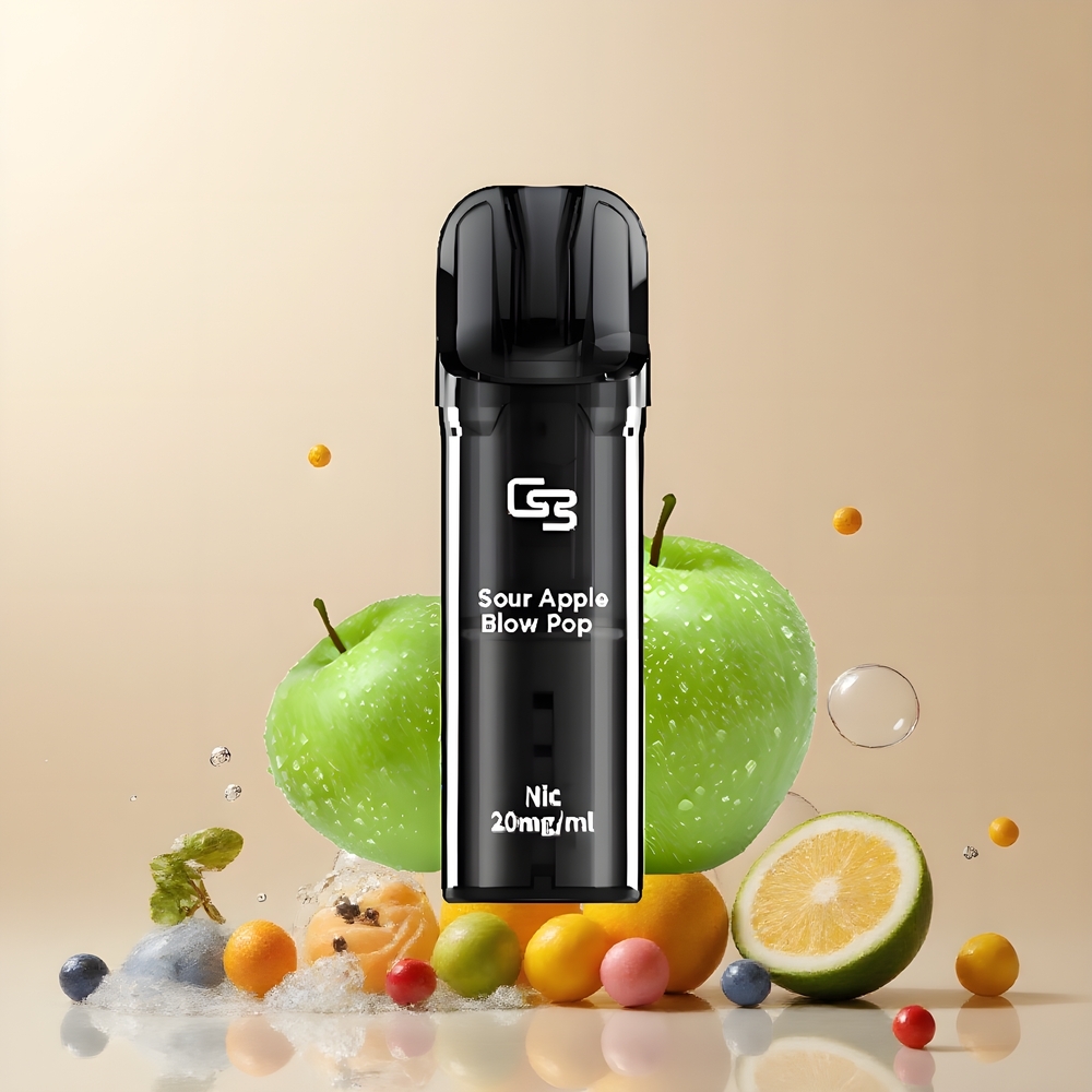 Partihandel Sverige GEEK BAR Elite Förfylld Pod Kit Gul 650mAh 2.0ml Magnetisk Bypass