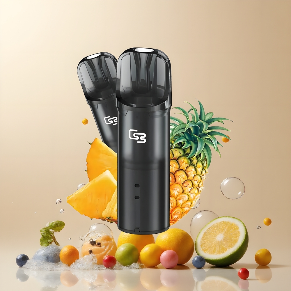 Partihandel Sverige GEEK BAR Elite Förfylld Pod Kit Gul 650mAh 2.0ml Magnetisk Bypass