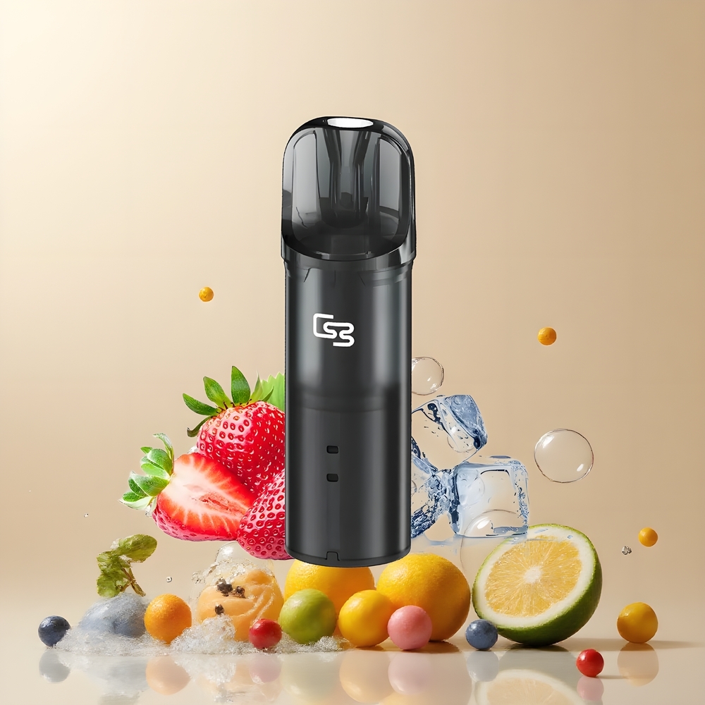 Partihandel Sverige GEEK BAR Elite Förfylld Pod Kit Gul 650mAh 2.0ml Magnetisk Bypass