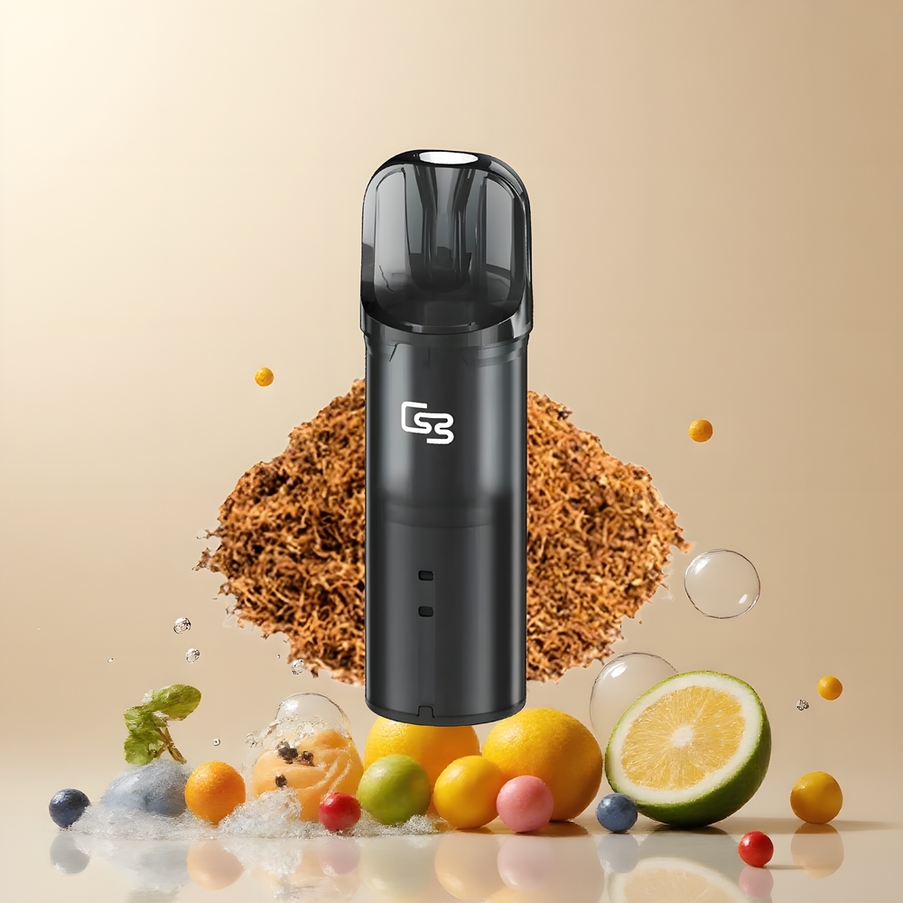 Partihandel Sverige GEEK BAR Elite Förfylld Pod Kit Gul 650mAh 2.0ml Magnetisk Bypass