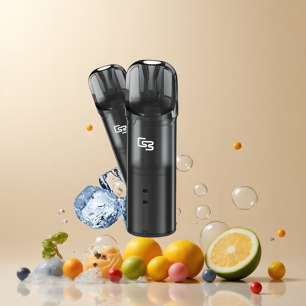 Partihandel Sverige GEEK BAR Elite Förfylld Pod Kit Gul 650mAh 2.0ml Magnetisk Bypass