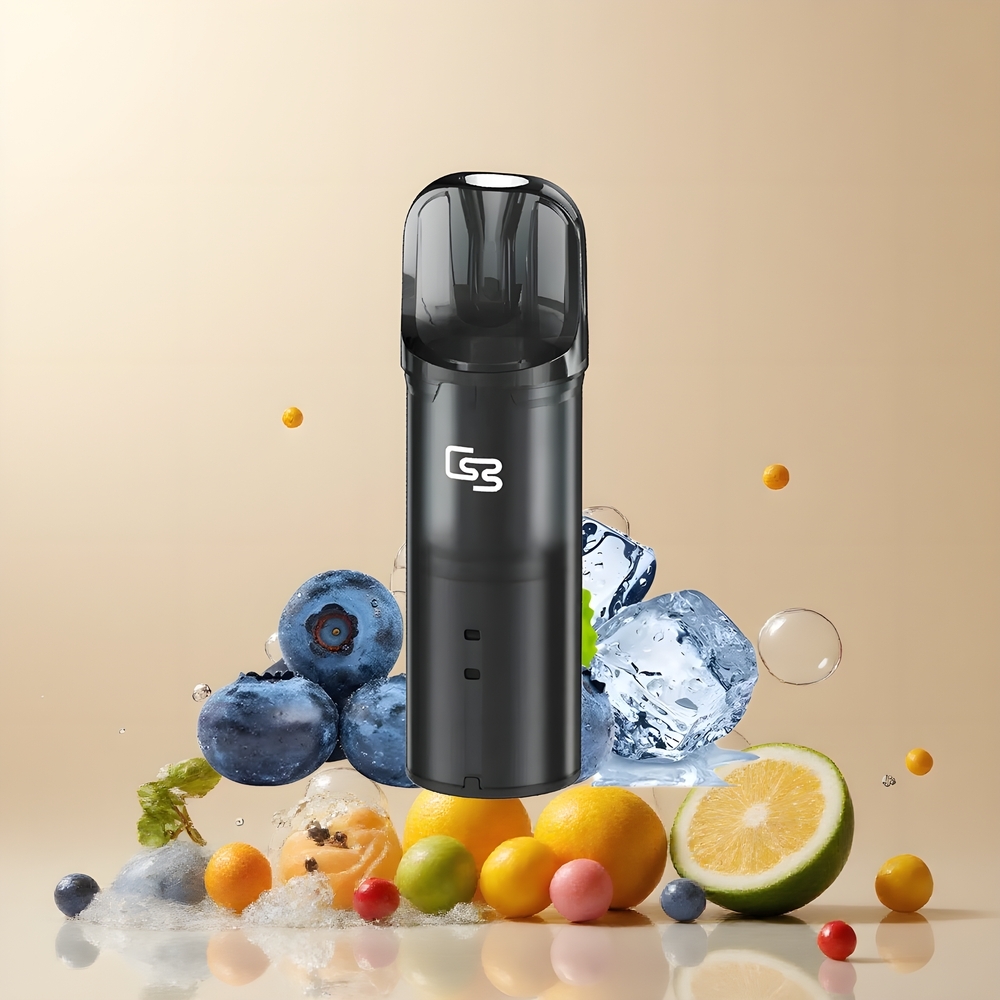 Partihandel Sverige GEEK BAR Elite Förfylld Pod Kit Gul 650mAh 2.0ml Magnetisk Bypass