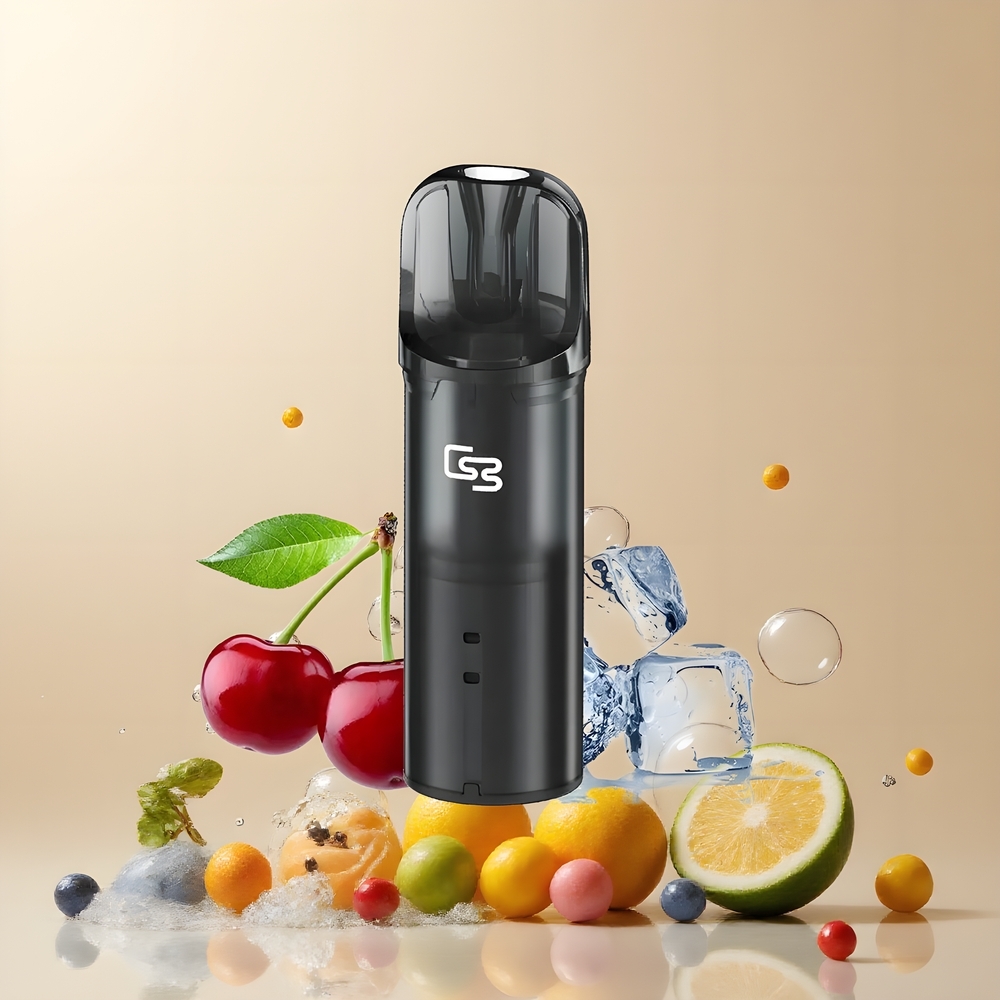 Partihandel Sverige GEEK BAR Elite Förfylld Pod Kit Gul 650mAh 2.0ml Magnetisk Bypass