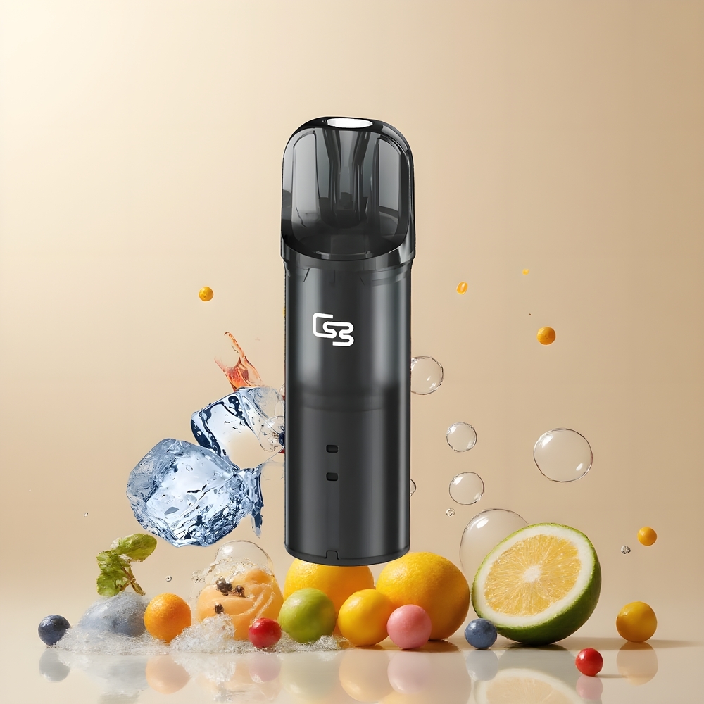 Partihandel Sverige GEEK BAR Elite Förfylld Pod Kit Gul 650mAh 2.0ml Magnetisk Bypass