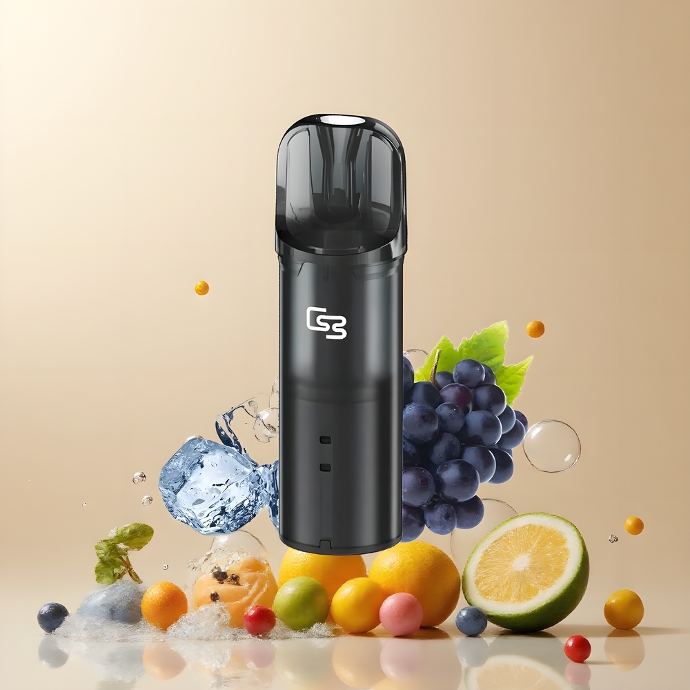 Partihandel Sverige GEEK BAR Elite Förfylld Pod Kit Gul 650mAh 2.0ml Magnetisk Bypass