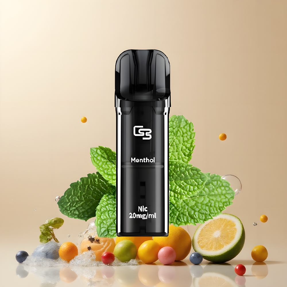 Partihandel Sverige GEEK BAR Elite Förfylld Pod Kit Gul 650mAh 2.0ml Magnetisk Bypass