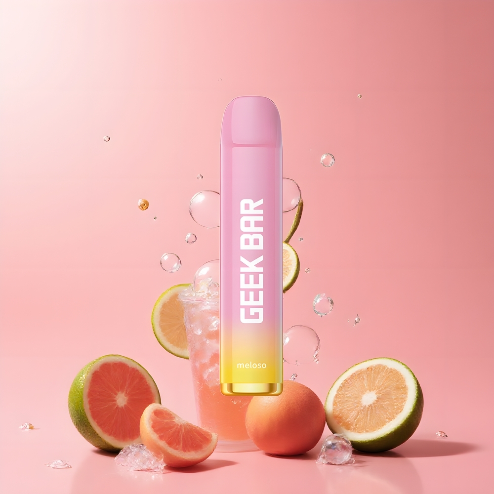 Partihandel Sverige GEEK BAR Meloso 600 Puffs 2ml 20mg Rosa Citronvatten