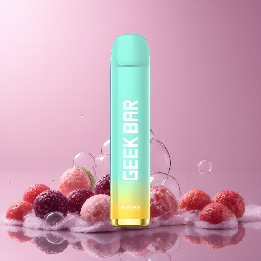 Partihandel Sverige GEEK BAR Meloso 600 Puffs 2ml 20mg Svartvinbär Mentol