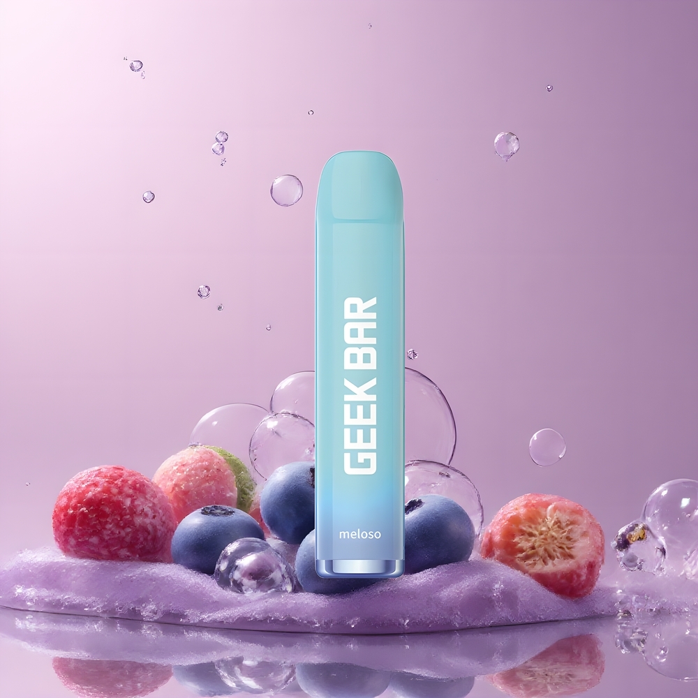 Partihandel Sverige GEEK BAR Meloso 600 Puffs 2ml 550mAh Blåbär Vape