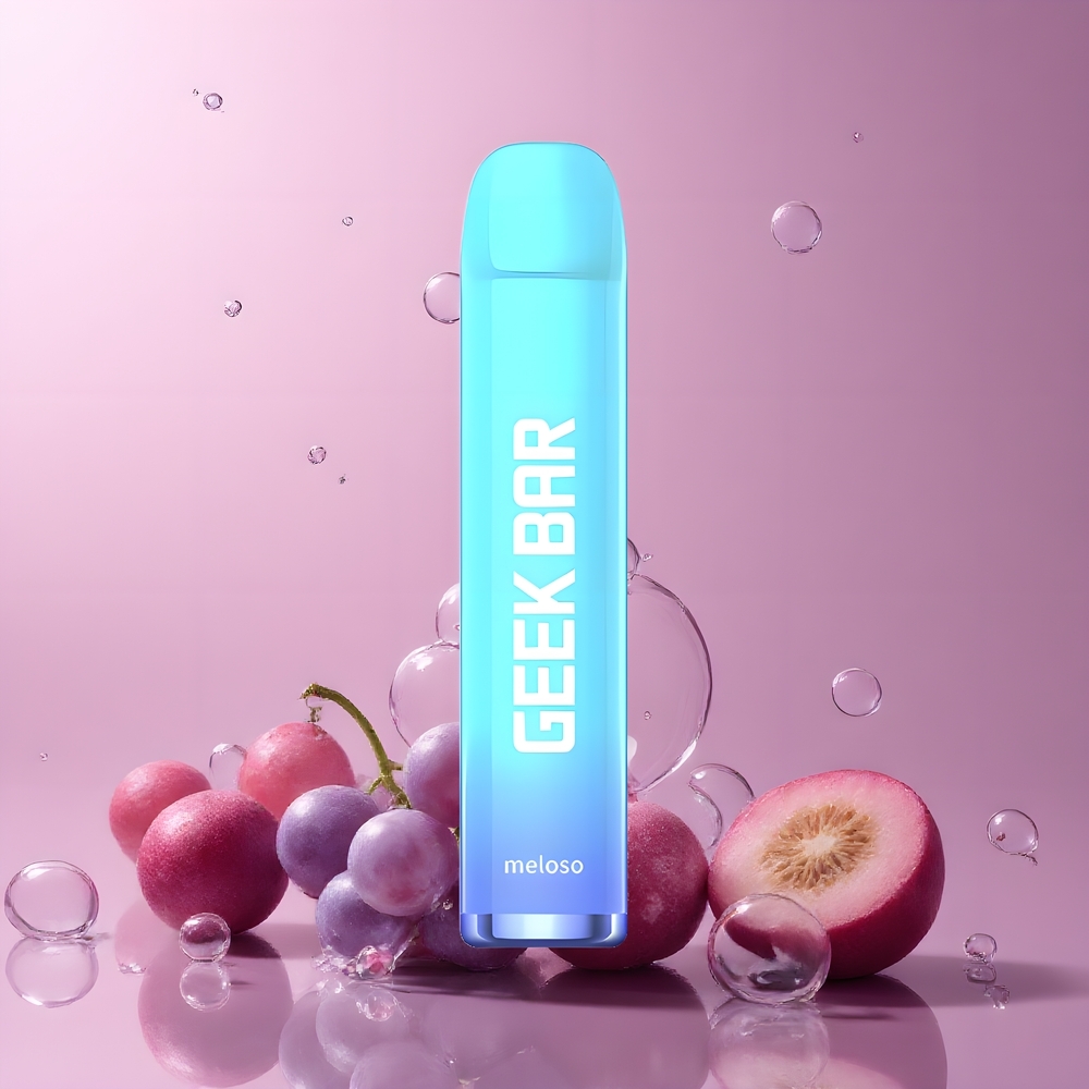 Partihandel Sverige GEEK BAR Meloso 600 Puffs Engångs Vape Druva 2ml 550mAh 20mg