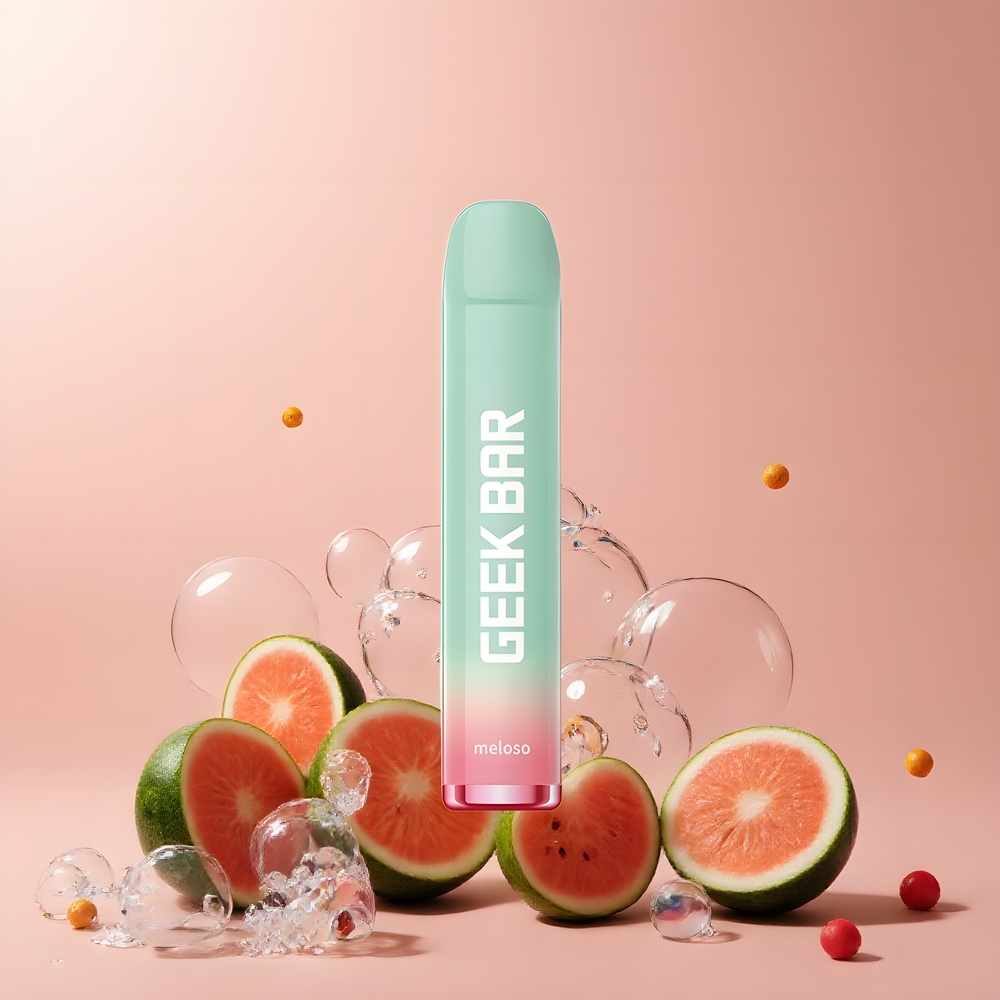 Partihandel Sverige GEEK BAR Meloso 600 Puffs Engångs Vattenmelon 2ml 20mg