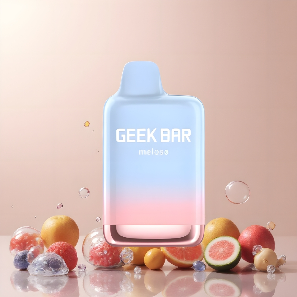 Partihandel Sverige GEEK BAR Meloso Max 9000 14ml 5% USB-C Dubbel Mesh Ankbarr Vape