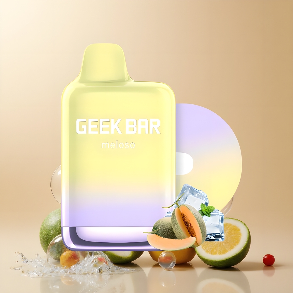 Partihandel Sverige GEEK BAR Meloso Max 9000 Puffs Fujimelon Is Vape
