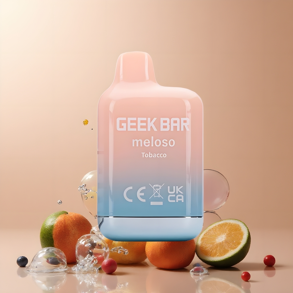 Partihandel Sverige GEEK BAR Meloso Mini 600 Puffs 550mAh Auto Tobak