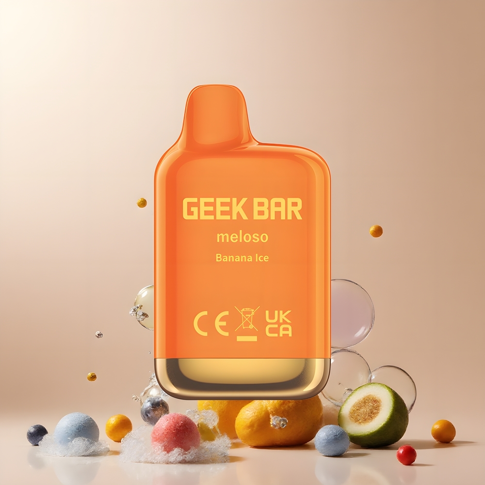 Partihandel Sverige GEEK BAR Meloso Mini 600 Puffs Engångs Vape Bananis (550mAh, 2ml, Dual Mesh)