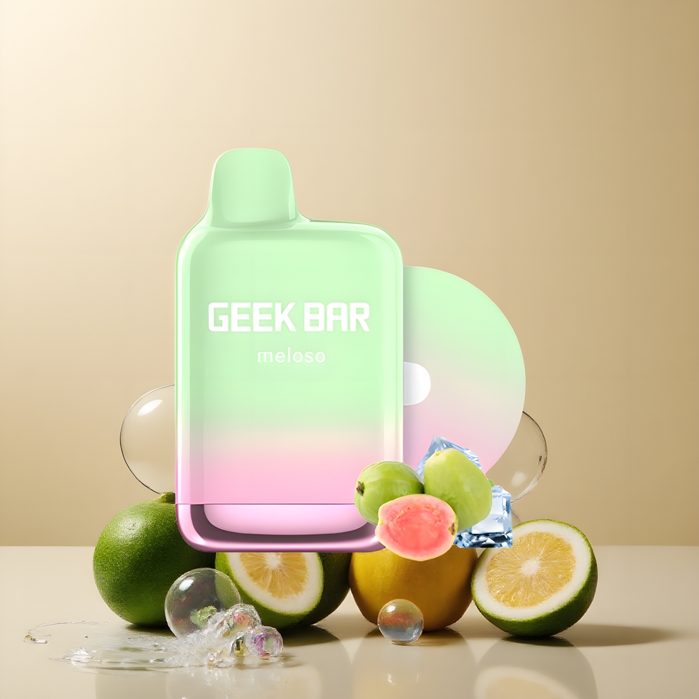 Partihandel Sverige GEEK BAR Meloso Pro 4000 Puffs 12ml 600mAh Guajava Is Vape