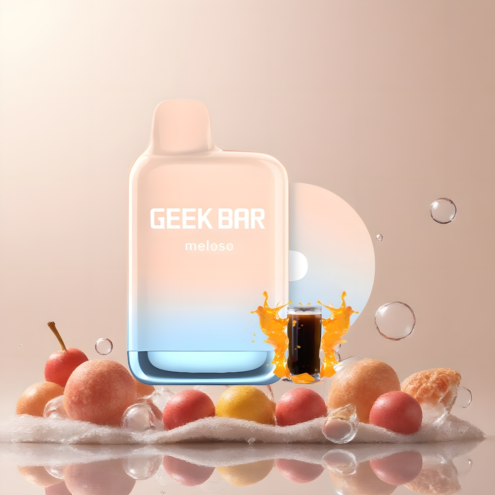 Partihandel Sverige GEEK BAR Meloso Pro 4000 Puffs Typ-C Laddning Dual-Mesh 12ml