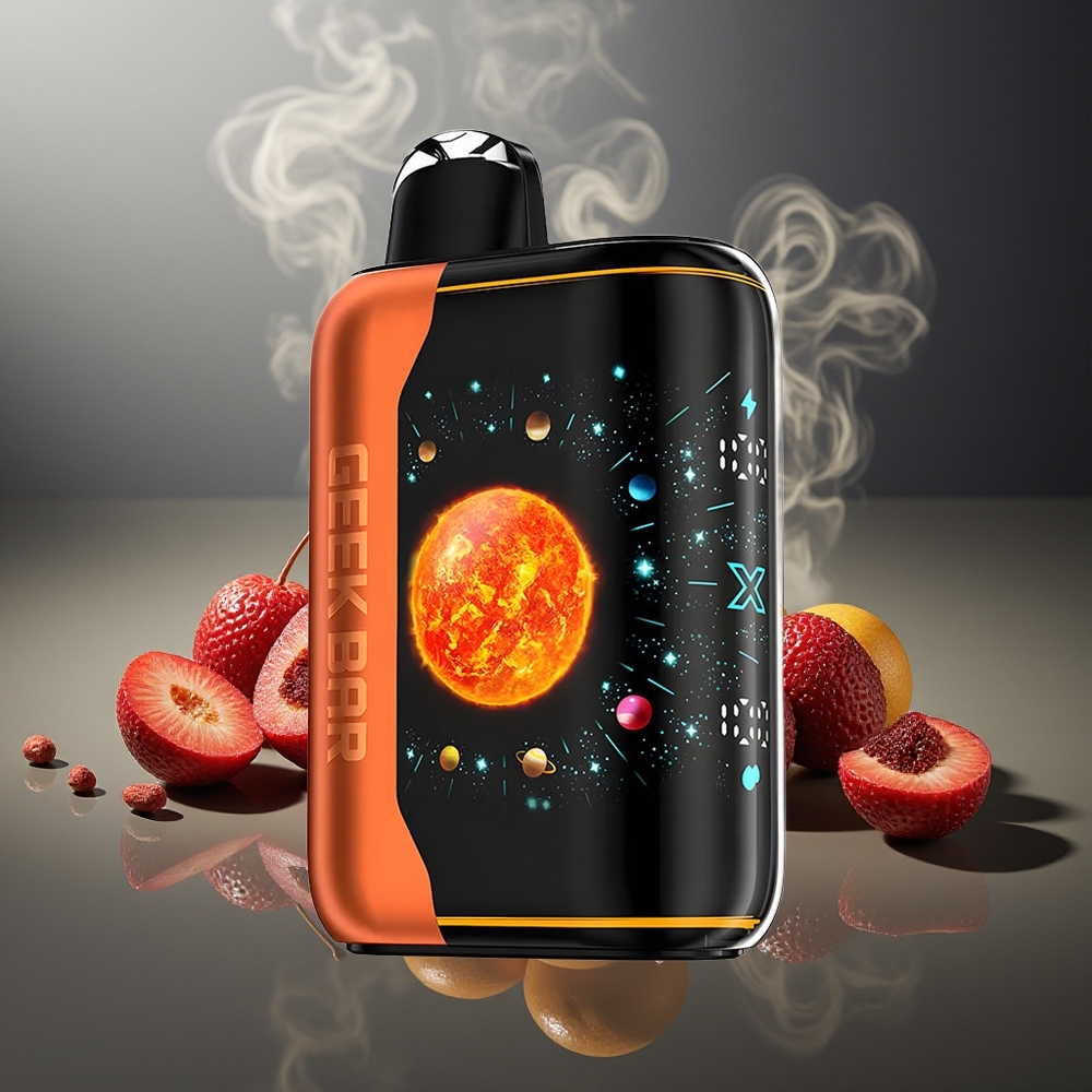 Partihandel Sverige GEEK BAR Platinum Edition 25000 Puffar Matte Platina Snabbuppladdning