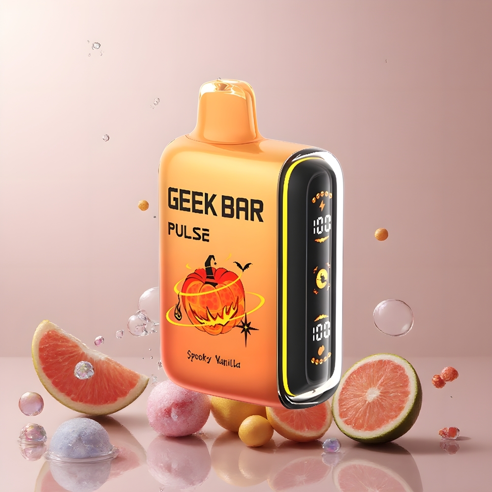 Partihandel Sverige GEEK BAR Pulse 15000 Blåsningar 16ML 5% USB-C Halloween