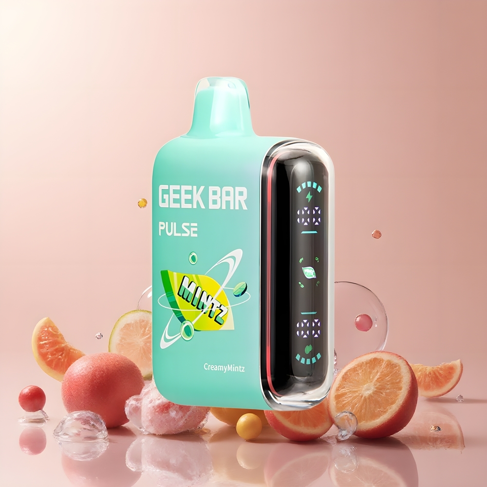 Partihandel Sverige GEEK BAR Pulse 15000 Mynta 16ML 5% USB-C 650mAh Luftflöde