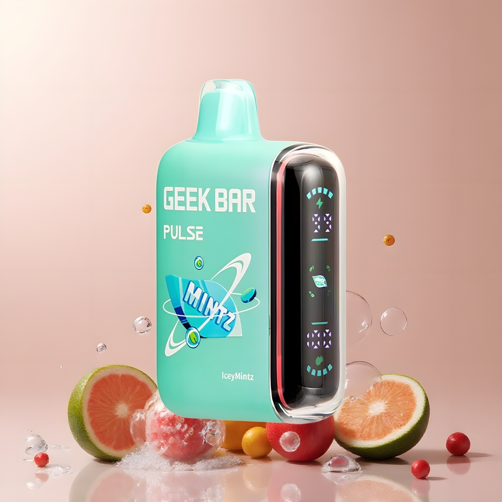 Partihandel Sverige GEEK BAR Pulse 15000 Mynta 16ML 5% USB-C 650mAh Luftflöde