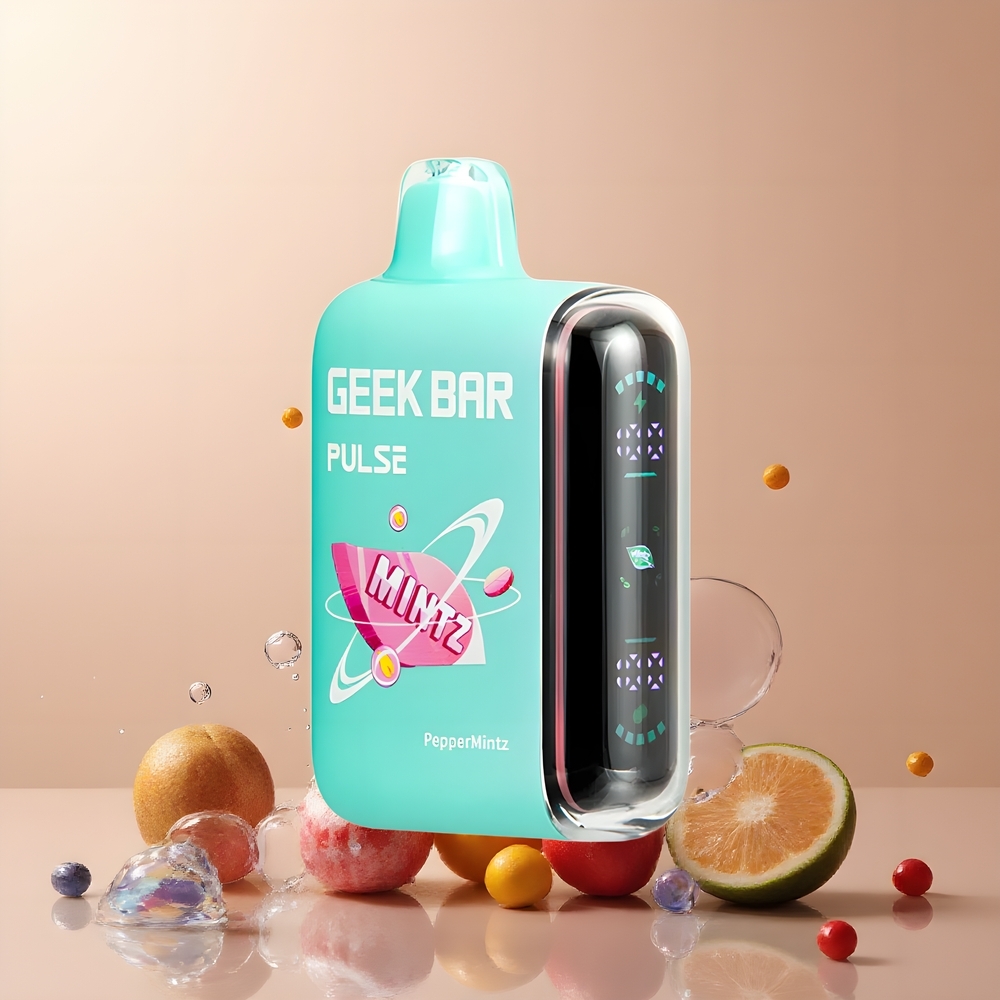 Partihandel Sverige GEEK BAR Pulse 15000 Mynta 16ML 5% USB-C 650mAh Luftflöde