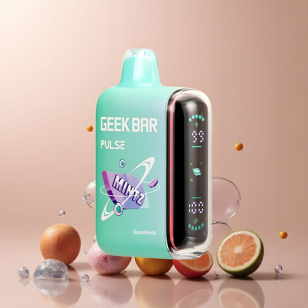 Partihandel Sverige GEEK BAR Pulse 15000 Mynta 16ML 5% USB-C 650mAh Luftflöde