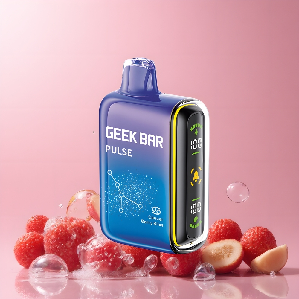 Partihandel Sverige GEEK BAR Pulse 15000 Puffar Vape Zodiac Edition 16ML 5% Nikotin USB-C