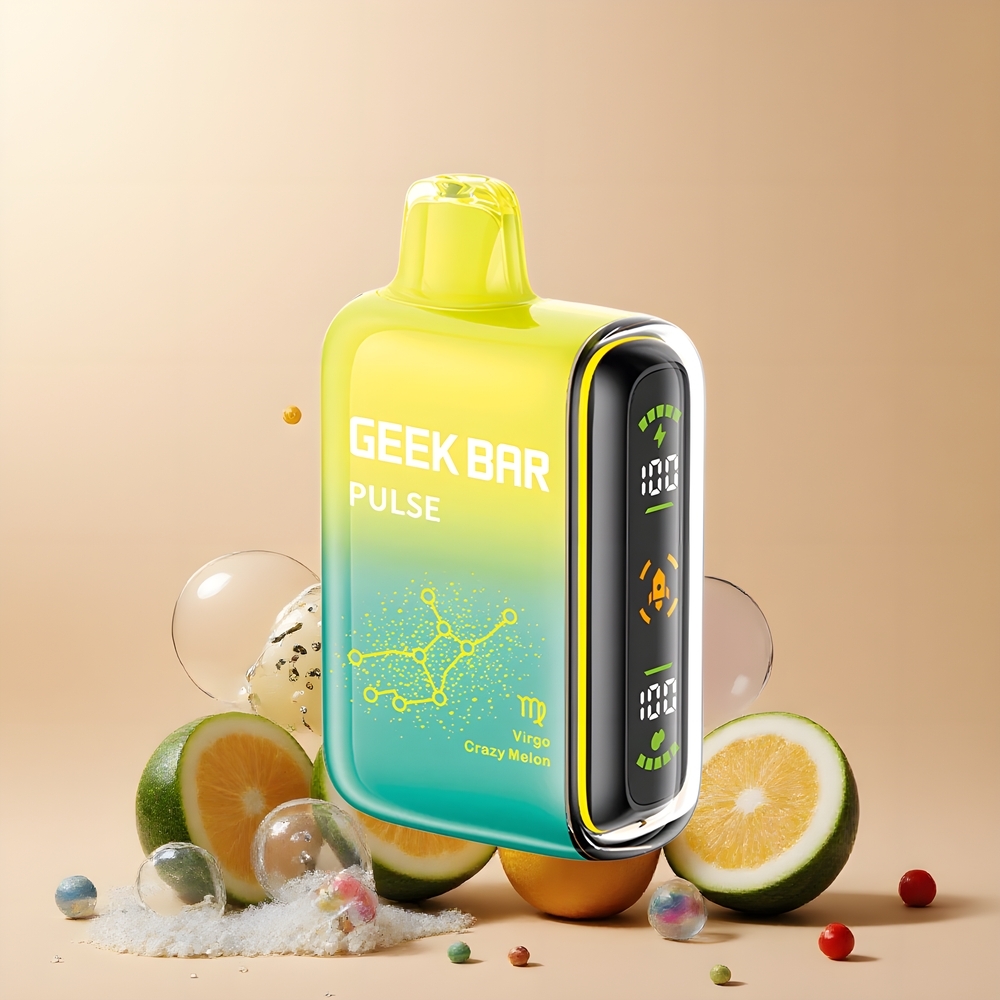 Partihandel Sverige GEEK BAR Pulse 15000 Puffar Vape Zodiac Edition 16ML 5% Nikotin USB-C