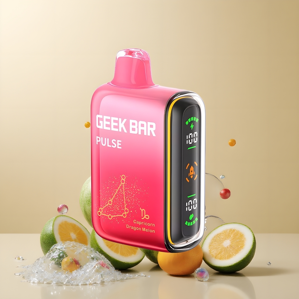Partihandel Sverige GEEK BAR Pulse 15000 Puffar Vape Zodiac Edition 16ML 5% Nikotin USB-C
