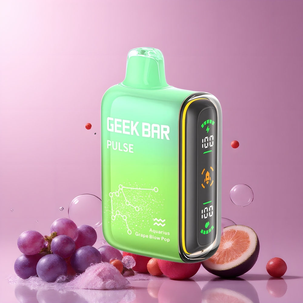 Partihandel Sverige GEEK BAR Pulse 15000 Puffar Vape Zodiac Edition 16ML 5% Nikotin USB-C