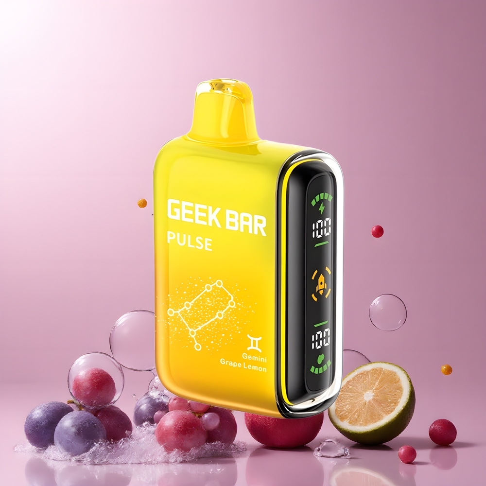 Partihandel Sverige GEEK BAR Pulse 15000 Puffar Vape Zodiac Edition 16ML 5% Nikotin USB-C
